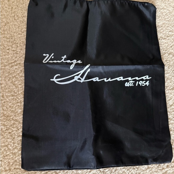 Vintage Havana Black Logo Dust Bag - Picture 1 of 2